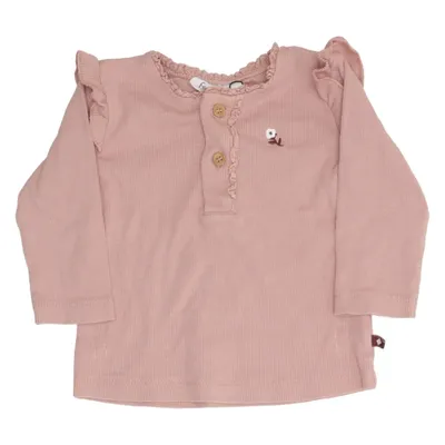 T-shirt manches longues (Rose) de Feetje Élasthane, Coton biologique
