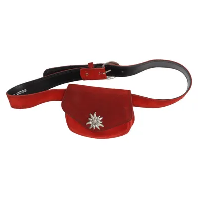 Heuptasje (Rood) van Echt Leder