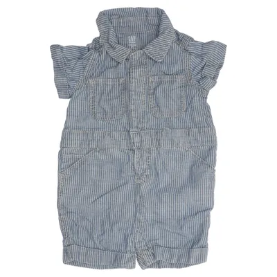 Barboteuse (Bleu, Blanc) de Gap Denim Coton