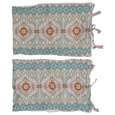 Taie d'oreiller (Bleu, Multicolore) de Pip Studio Coton