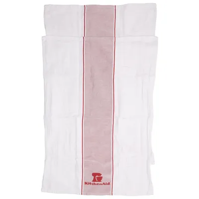 Kökshandduk (Vit, Röd) från KitchenAid Bomull