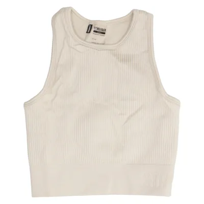 Sports bra (Beige) from Stronger Elastane, Polyamide
