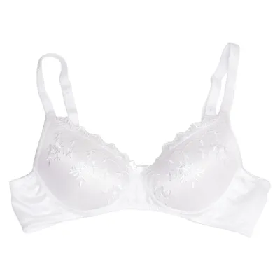 Bra (White) from Naturana Cotton, Polyester