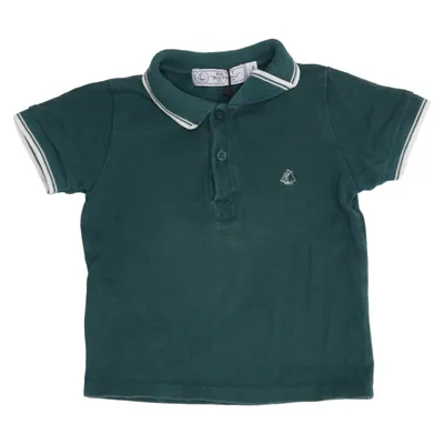 Poloshirt (Groen) van Petit Bateau Katoen