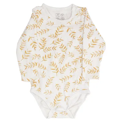 Body (White, Yellow) from Lindex Baby Cotton, Elastane