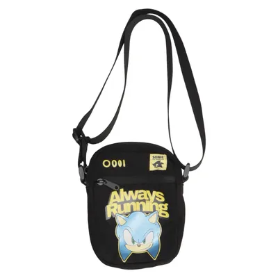 Sac à bandoulière (Noir, Bleu, Jaune) de sonic the hedgehog