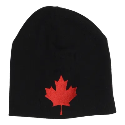 Beanie (Zwart, Rood) van Canada Snow Acryl, Wol