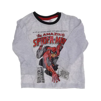 Långärmad t-shirt (Grå, Flerfärgad) från Marvel Comics Bomull, Polyester