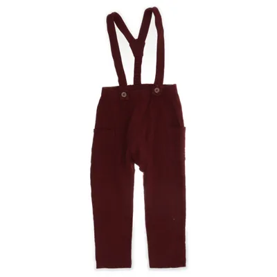 Hängselbyxor (Röd) från Lindex Baby Bomull, Elastan