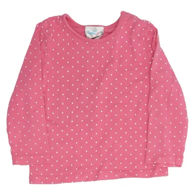 Lange mouwen shirt (Roze, Wit) van Topomini Katoen