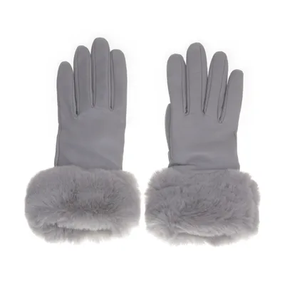 Handskar (Grå) från Ted Baker Kashmir, Skinn, Polyester, Ull