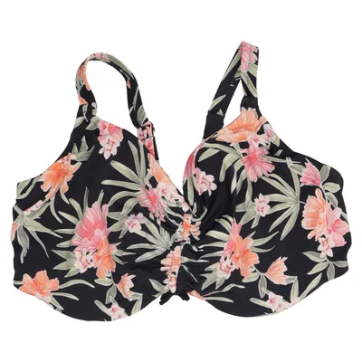 Bikini top (Zwart, Roze, Oranje) van Elomi Elastaan, Polyamide