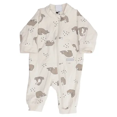 Rompers (Beige, Brown) from Polarn O. Pyret Elastane, Organic cotton