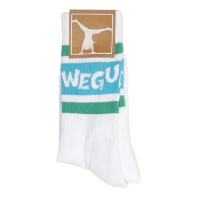 Sokken (Wit, Blauw, Groen) van Vegum Elastaan, Polyamide, Gerecycled katoen, Gerecycled polyester