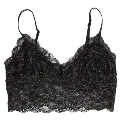 Brassière (Noir, Or) de Emilia Lingerie Élasthane, Polyamide