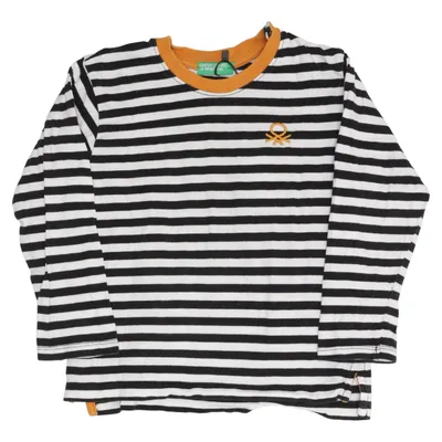 T-shirt à manches longues (Noir, Blanc) de United Colors of Benetton Coton