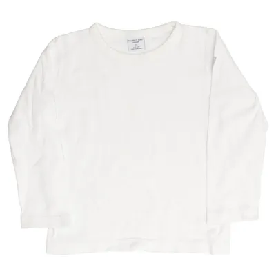 Lange mouwen shirt (Wit) van Polarn O. Pyret Organisch katoen