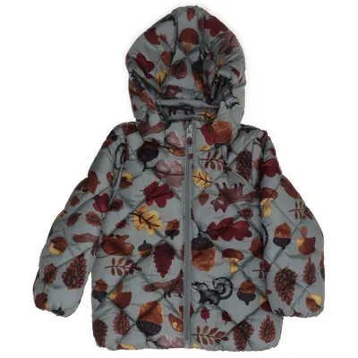 Vinterjacka (Grön, Flerfärgad) från H&M Polyester