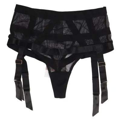 Slip (Zwart) van Bluebella Elastaan, Organisch katoen, Polyester