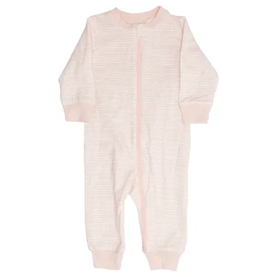 Rompers (Pink, White) from Lindex Baby Cotton, Elastane