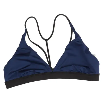 Brassière (Bleu, Noir) de Victoria Sport Élasthane, Polyamide, Polyester