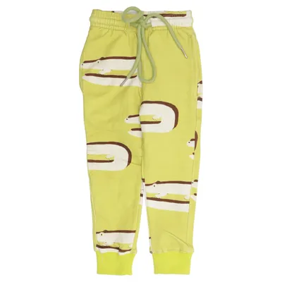 Sweatpants (Grøn, Hvid, Brun) fra Mixed Grill Bomuld, Elastan
