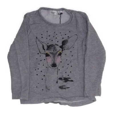 Långärmad t-shirt (Grå) från Name It Minimize Bomull, Viskos