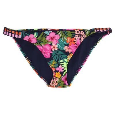 Bikini bottom (Blue, Multicolored) from Xhilaration Elastane, Polyamide, Polyester