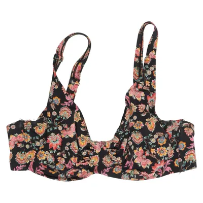 Haut de bikini (Noir, Multicolore) de Ellos Élasthane, Polyamide