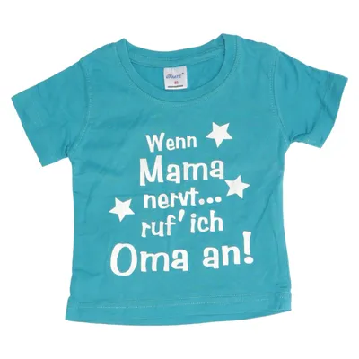 T-shirt (Bleu, Blanc) de Update Coton