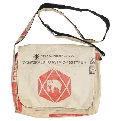 Axelremsväska (Beige, Röd, Flerfärgad) från Upcycling Deluxe