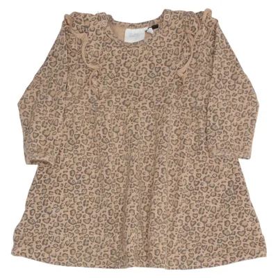 Kjole (Beige, Brun) fra Feetje Bomuld, Elastan