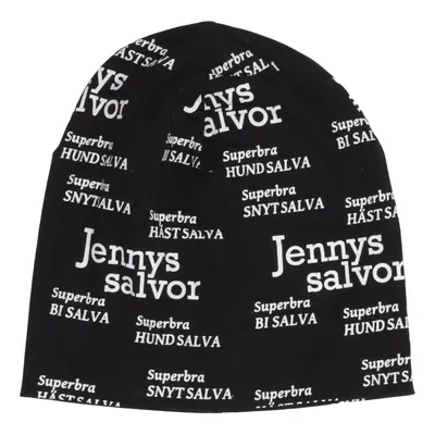 Beanie (Zwart, Wit) van Trend Eagle Katoen, Elastaan