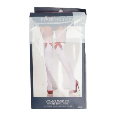 Kniekousen (Opaque Hold-Ups With Red Bows) van Fever Hosiery Nylon