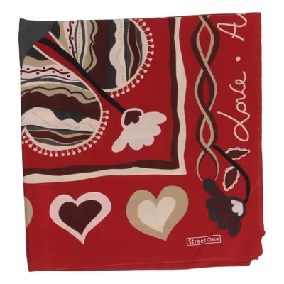 Scarf (Röd, Flerfärgad) från Street One