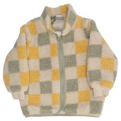Fleecejacka (Beige, Flerfärgad) från Lindex Kids Polyester