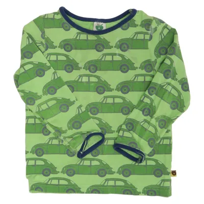 Långärmad t-shirt (Grön) från Småfolk Bomull, Elastan, Modal