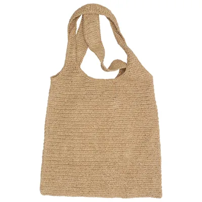Strandtas (Beige, Meerkleurig, Oranje) van COS Leer