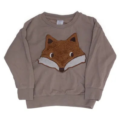 Sweatshirt (Beige, Marron) de Lindex Kids Coton