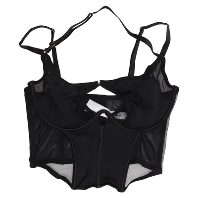 Bustier (Noir) de Wolf & Whistle Élasthane, Polyamide, Polyester