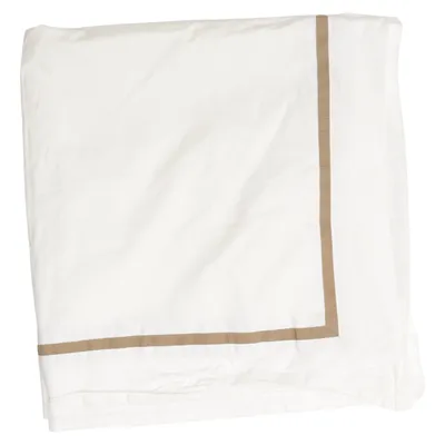 Taie d'oreiller (Blanc, Beige) de Zara Home Coton