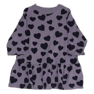 Klänning (Lila, Svart) från Arket Bomull, Elastan