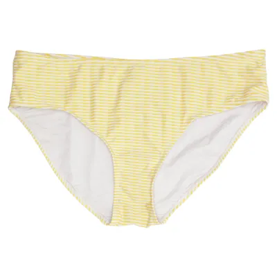 Bikini broekje (Geel, Wit) van Niptuck Swim Elastaan, Polyamide, Polyester