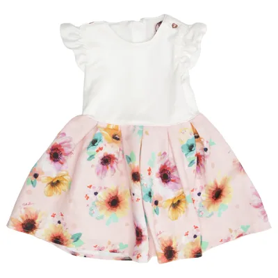 Dress (Pink, White, Multicolored) from Baker by Ted Baker Cotton, Elastane, Polyester