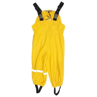 Rain pants (Yellow) from Mikk-line Polyurethane, Recycled polyester