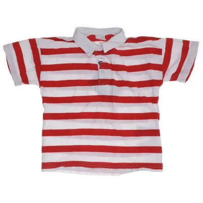 Polo (Rouge, Blanc) de Lindex Kids Coton