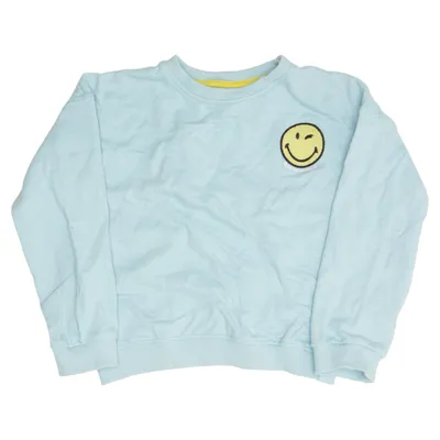 Sweatshirt (Blauw, Geel) van Smiley World Katoen