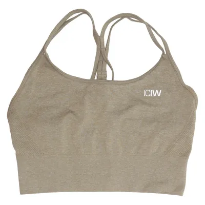 Sports bra (Beige) from ICIW Elastane, Polyamide, Recycled polyester