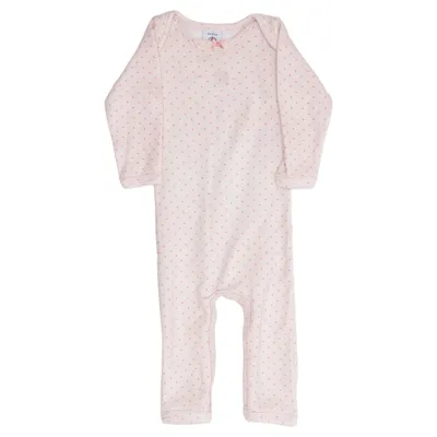 Sparkdräkt (Rosa, Vit) från Petit Bateau Bomull, Polyamid, Ull