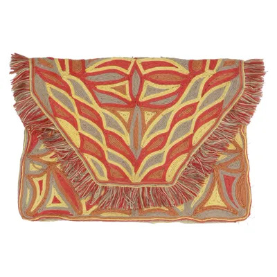 Kuvertväska (Röd, Gul, Grå) från Antik Batik